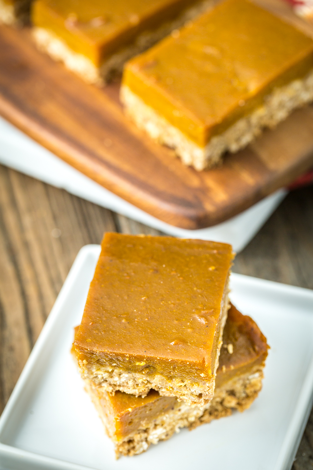 Healthy Pumpkin Bars (with Cream Cheese Frosting) » LeelaLicious