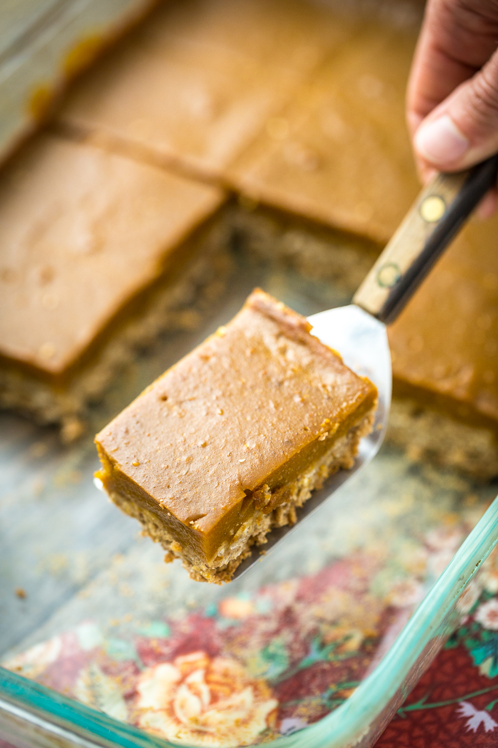 Oatmeal Pumpkin Pie Bars