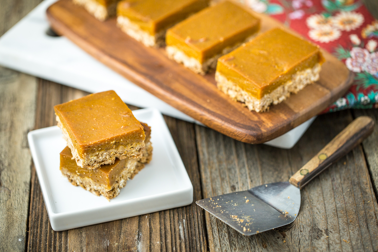 Oatmeal Pumpkin Pie Bars