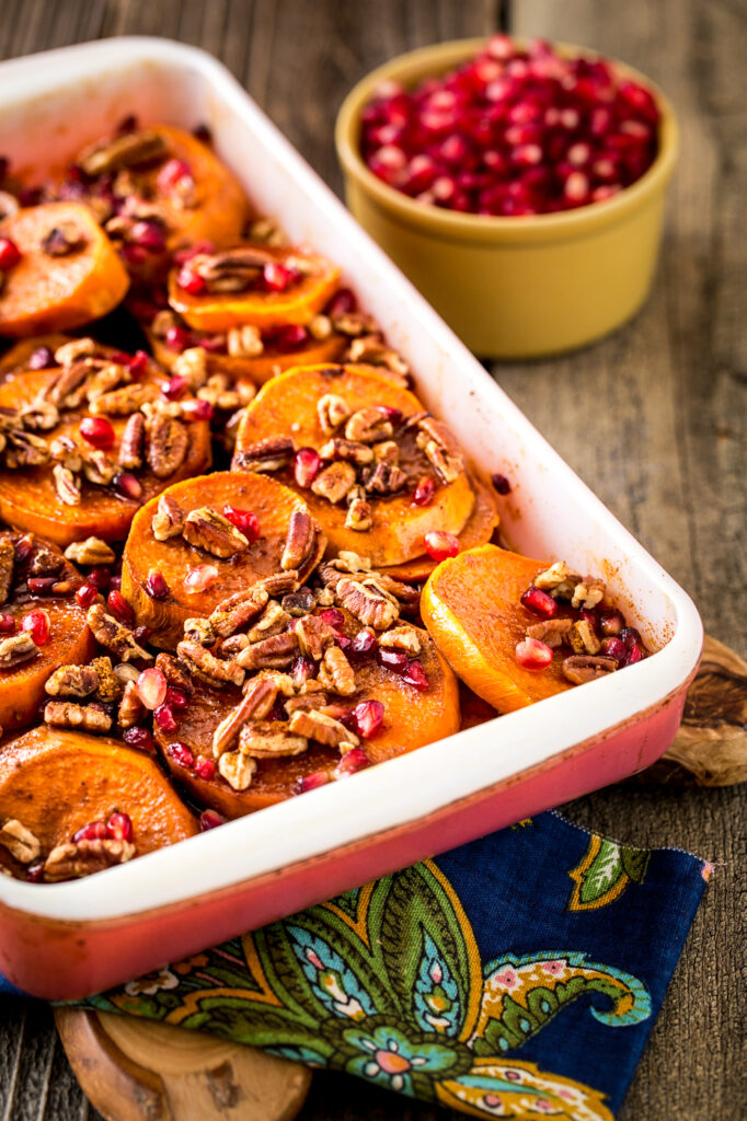 Pomegranate Orange Sweet Potato