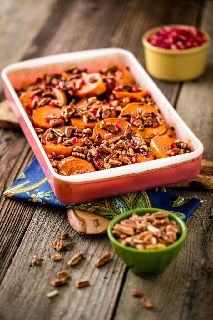 Pomegranate Orange Sweet Potato