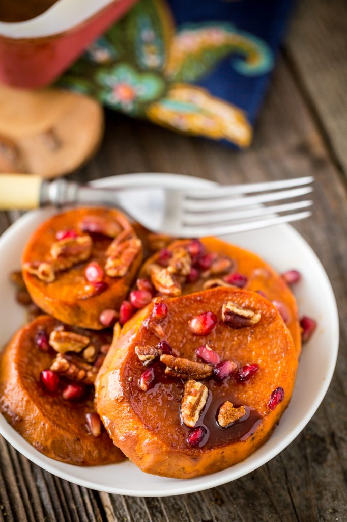 Pomegranate Orange Sweet Potato