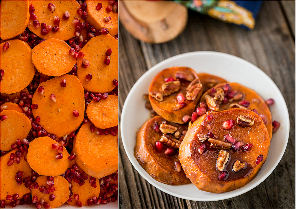 Pomegranate Orange Sweet Potato