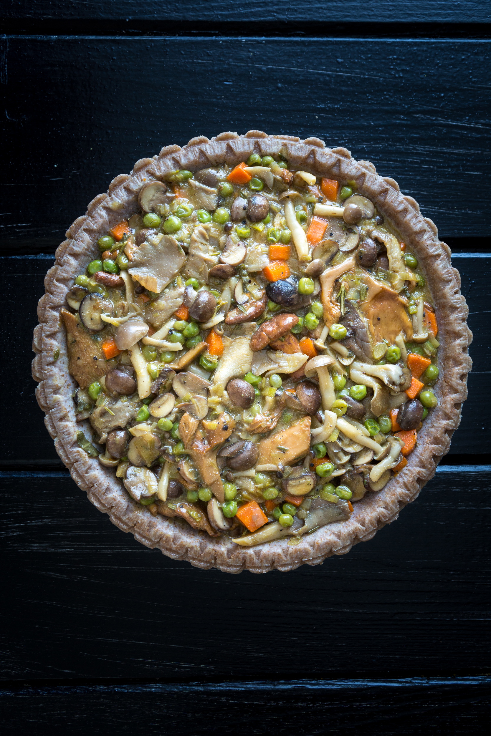 Wild Mushroom Potato Pie