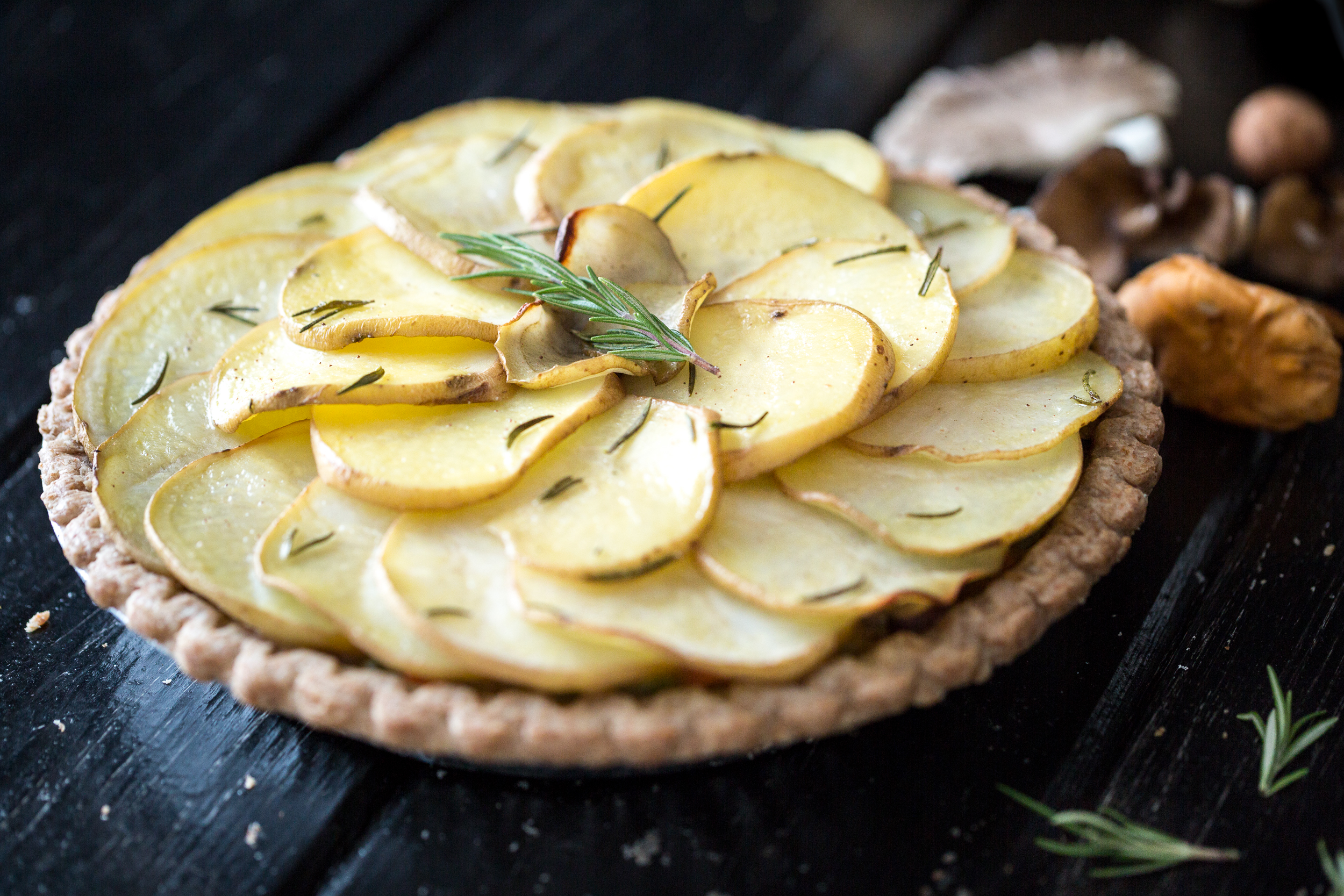 Wild Mushroom Potato Pie