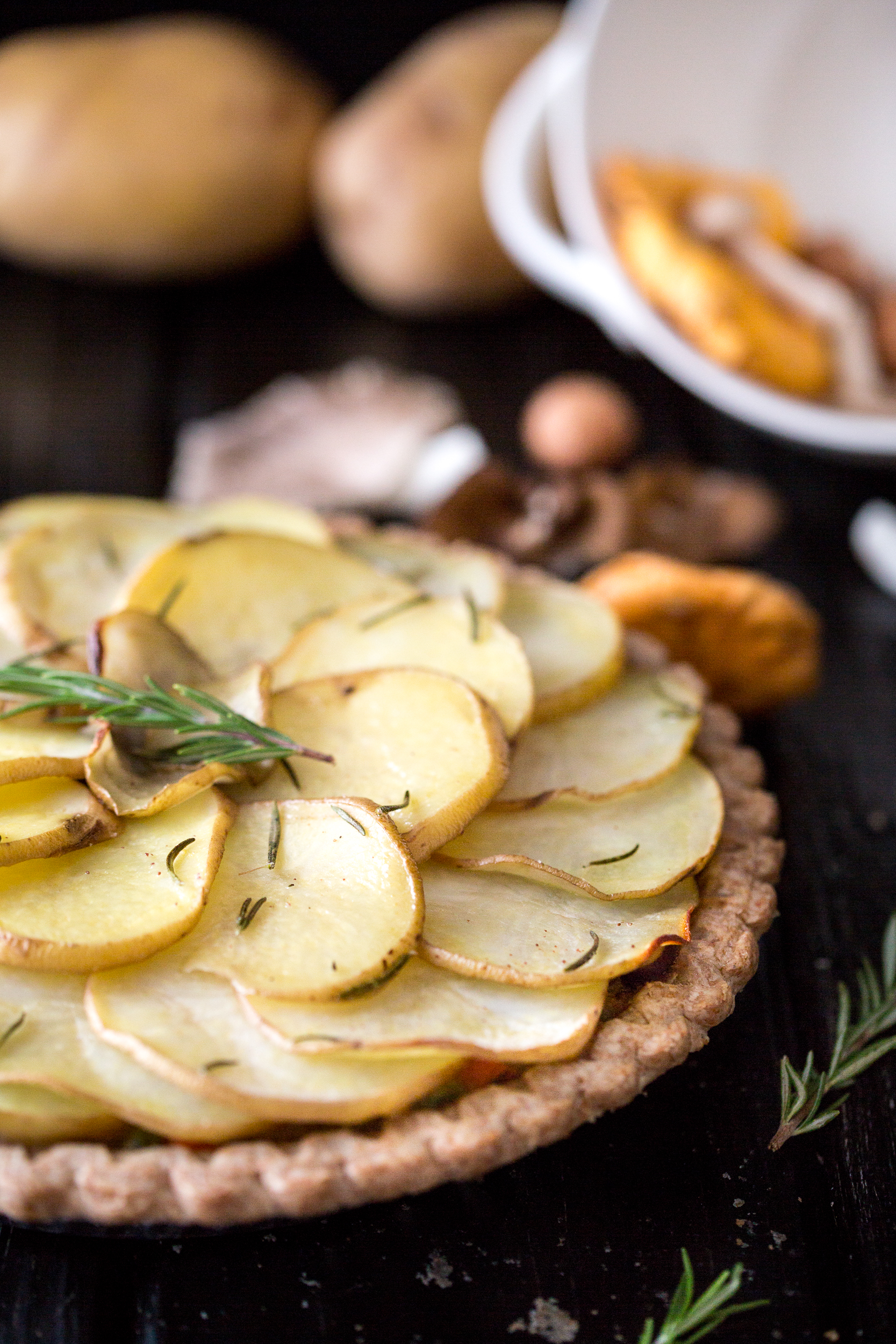 Wild Mushroom Potato Pie