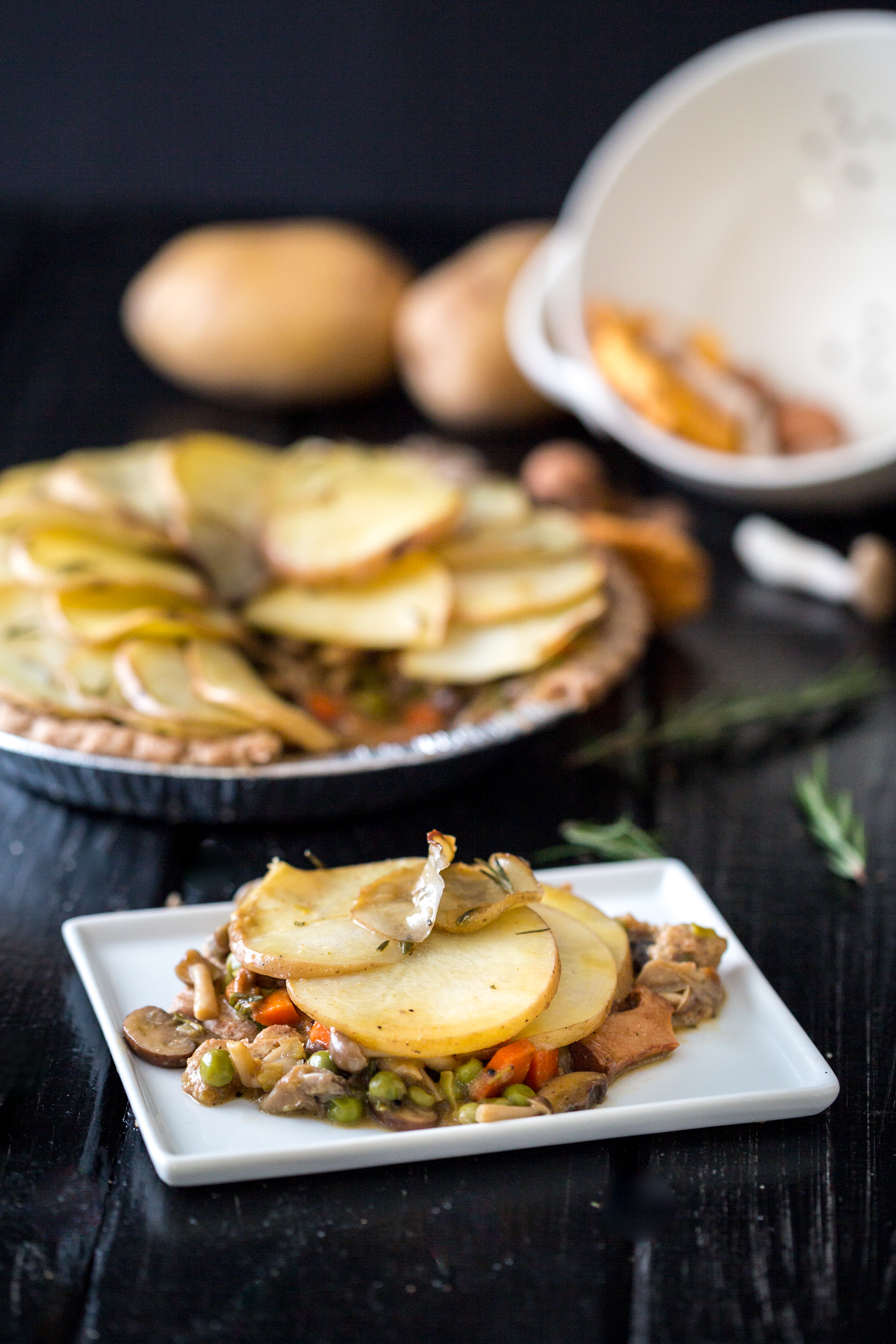 Wild Mushroom Potato Pie