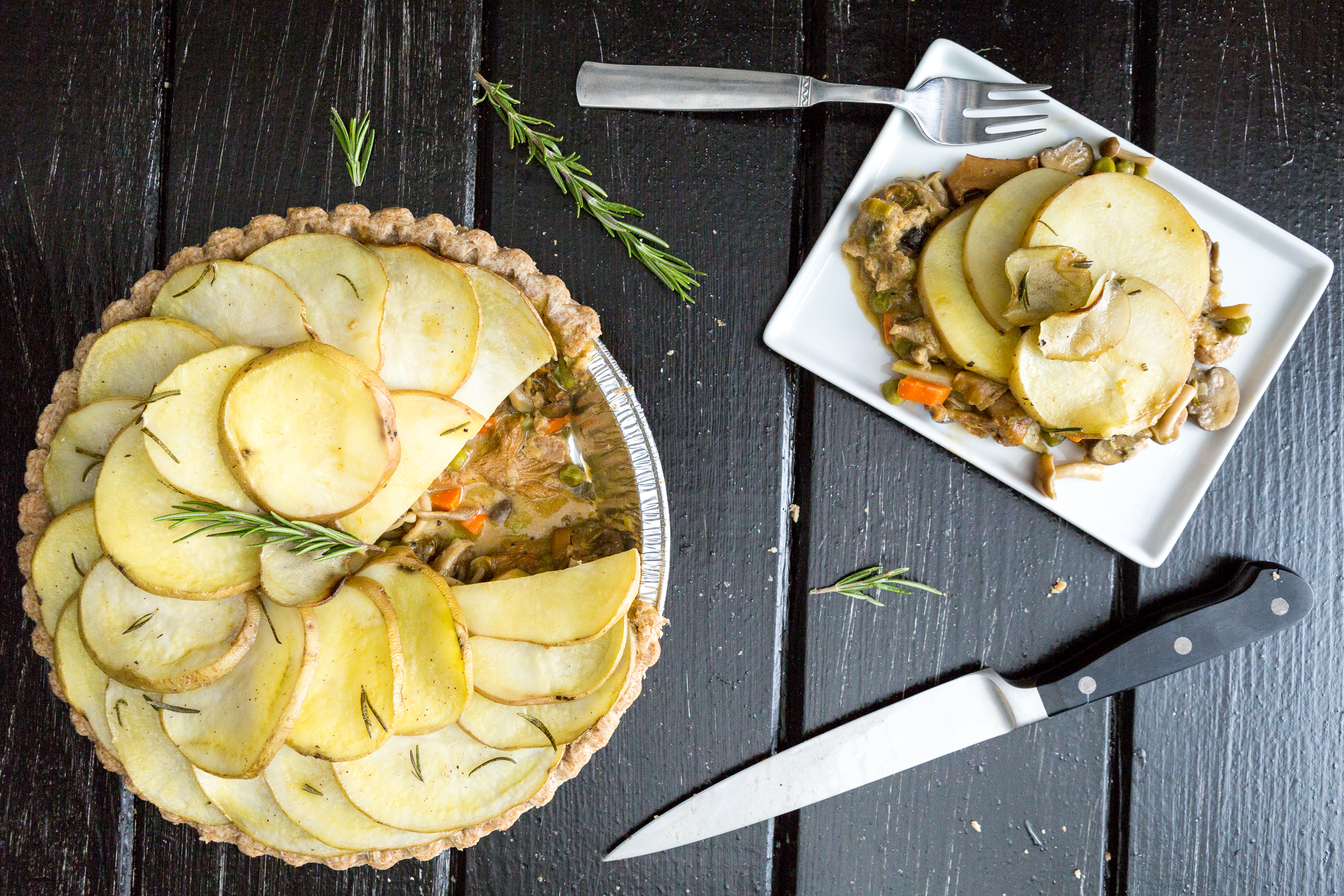 Wild Mushroom Potato Pie