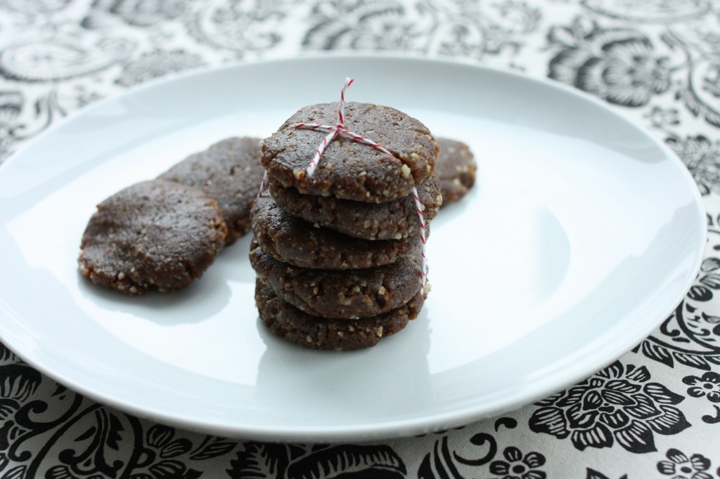 Gena's (Mostly) Raw, Vegan Gingerbread Cookies