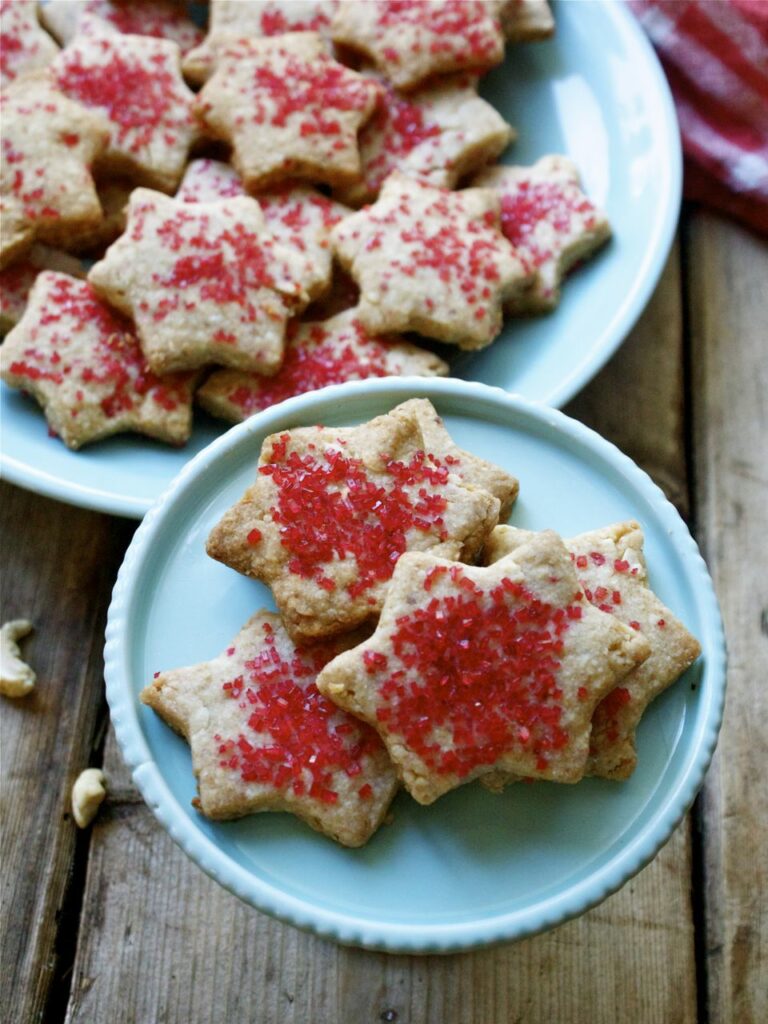 Shira's Vegan Cashew Shortbread Cookies