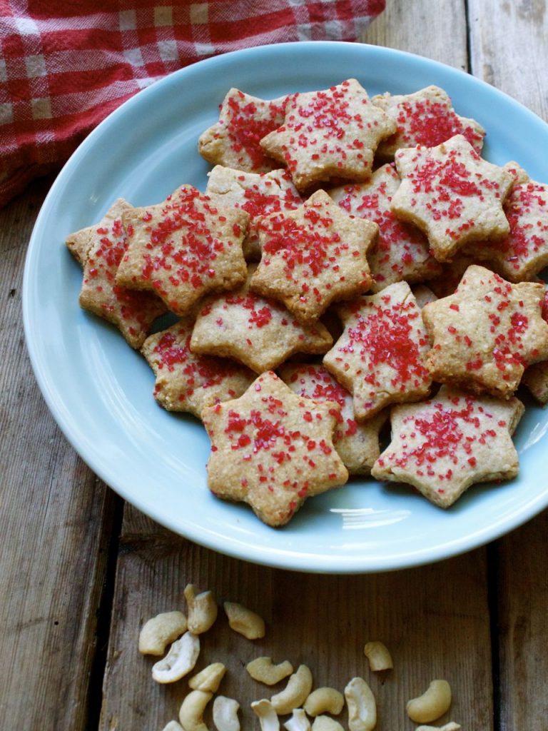 Shira's Vegan Cashew Shortbread Cookies