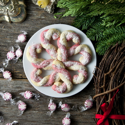 Amanda's Vegan Candy Cane Cookies