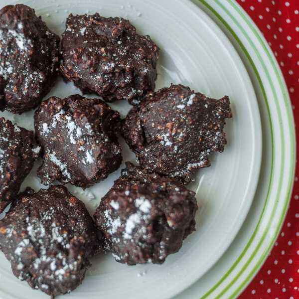 Stephanie's Vegan Oil-Free Double Chocolate Oatmeal Cookies