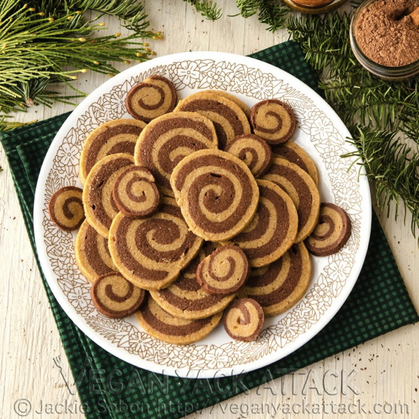 Jackie's Chocolate Biscoff Pinwheel Cookies