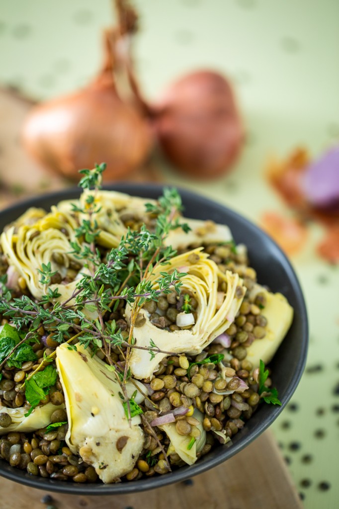 Artichoke and Lentil Salad