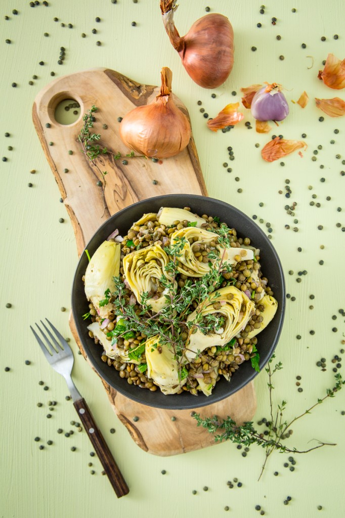 Artichoke and Lentil Salad