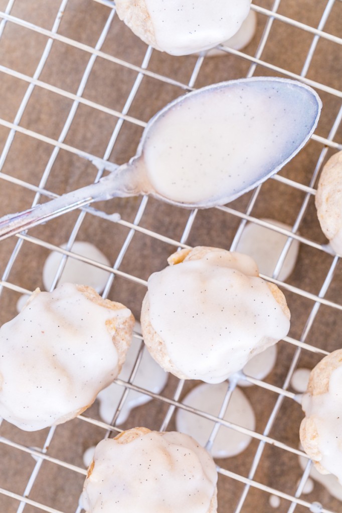 Vanilla Bean-Glazed Banana Donut Holes