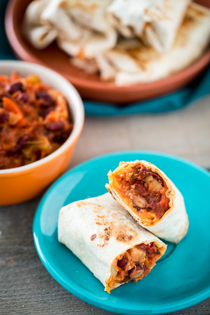 Mini Skillet-Grilled Chili Cheese Burritos