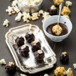 Chocolate Peanut Butter Popcorn Truffles