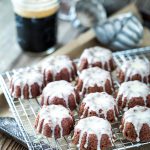 Mini Chocolate Stout Bundt Cakes with Maple Cream Glaze