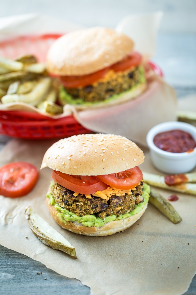 Black bean burger