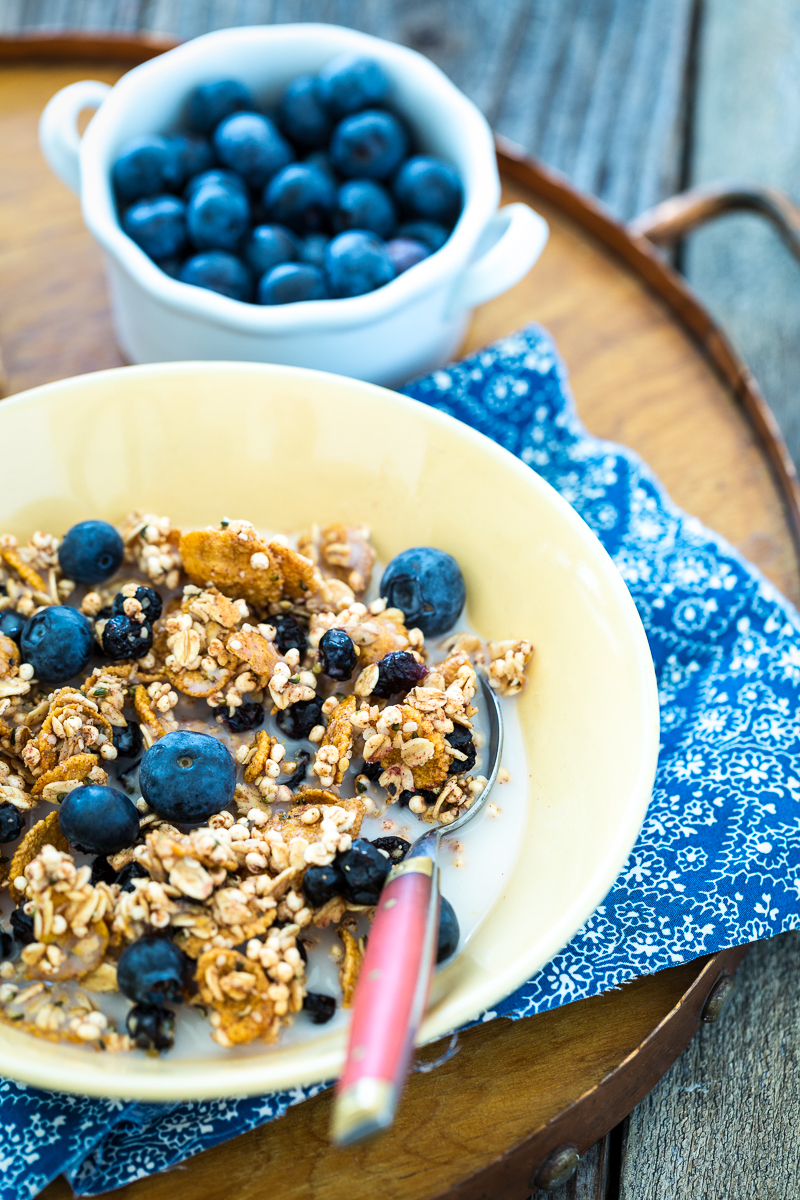 Lemon Blueberry Granola