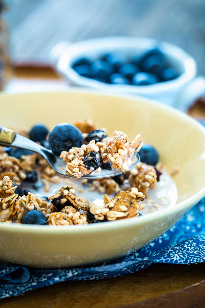 Lemon Blueberry Granola