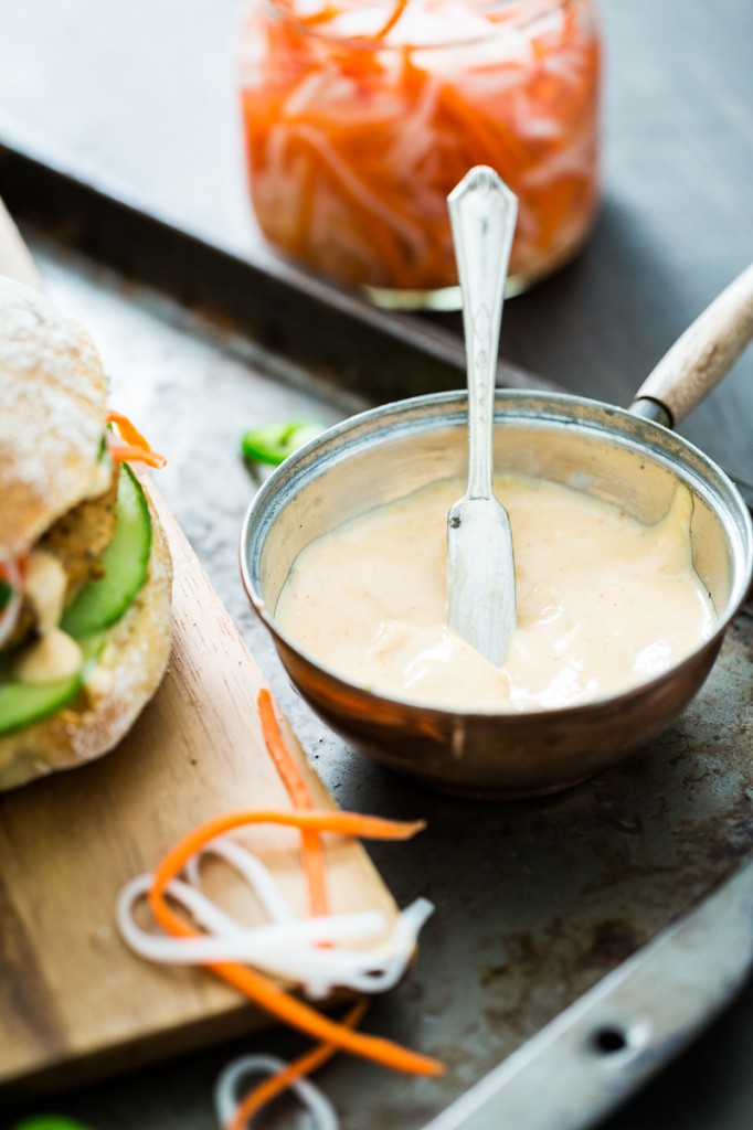 Lemongrass Tofu Banh Mi Burgers