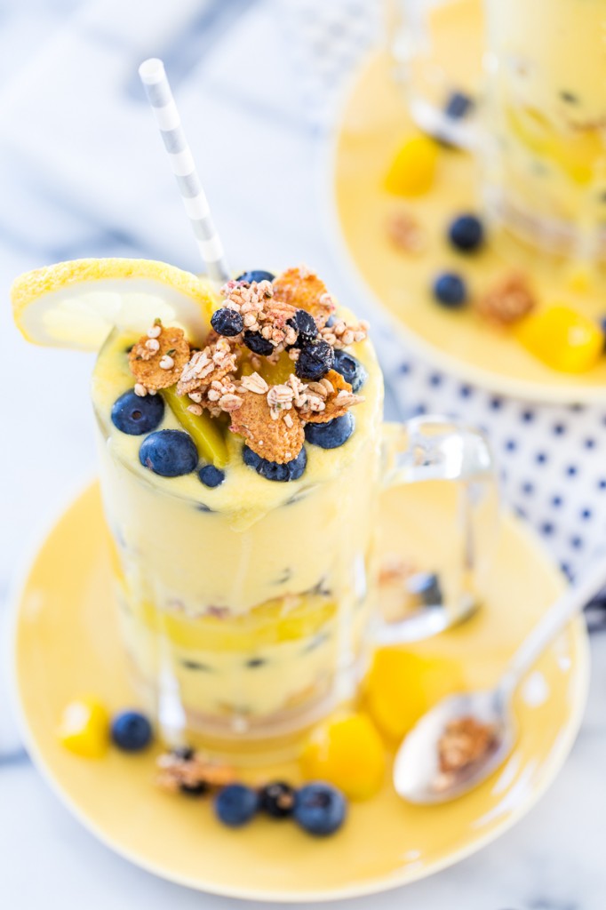 Mango Lemonade Smoothie Parfait