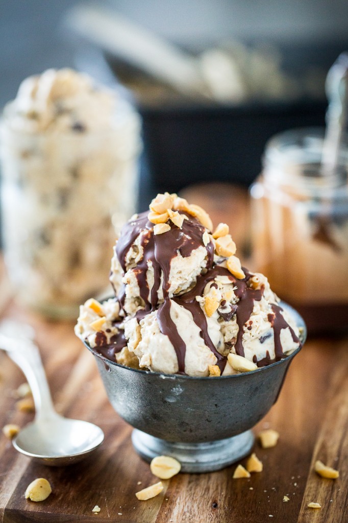 Sugar-Free Snickers Ice Cream