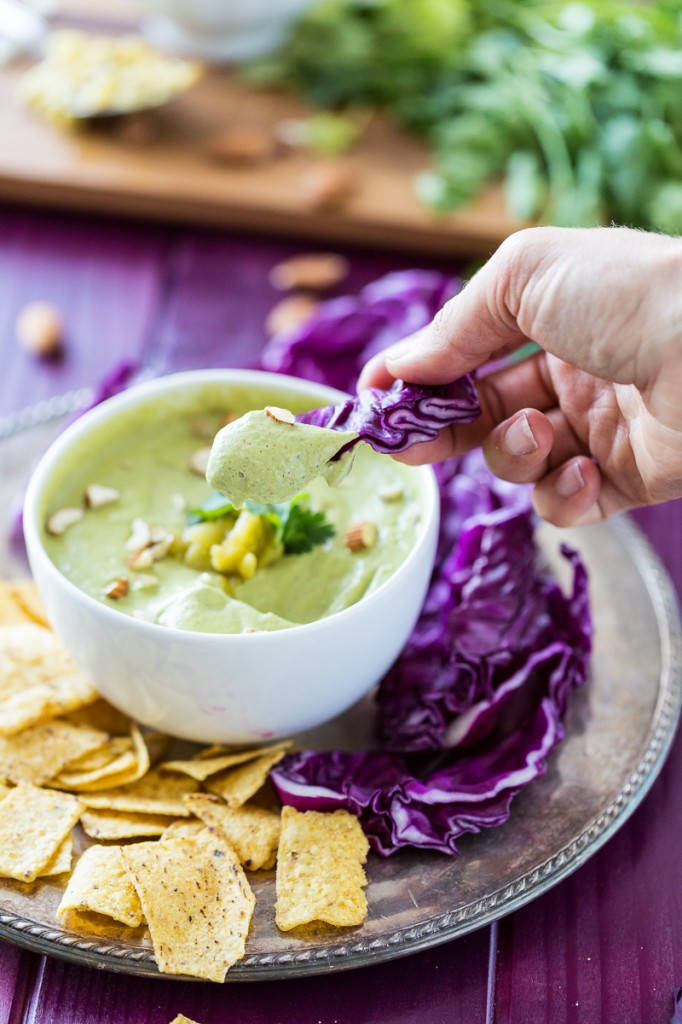 Cilantro Chile Almond Dip