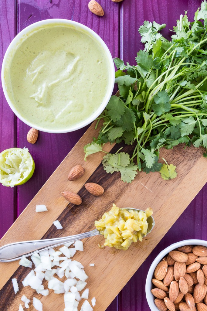 Cilantro Chile Almond Dip