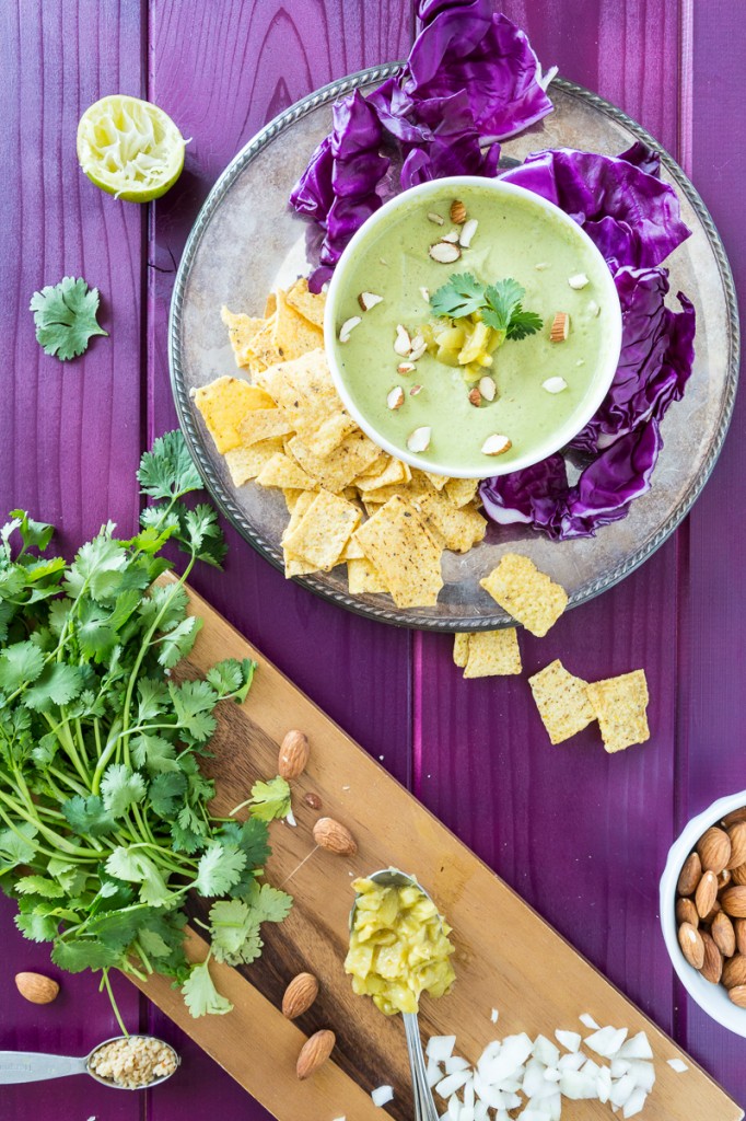 Cilantro Chile Almond Dip