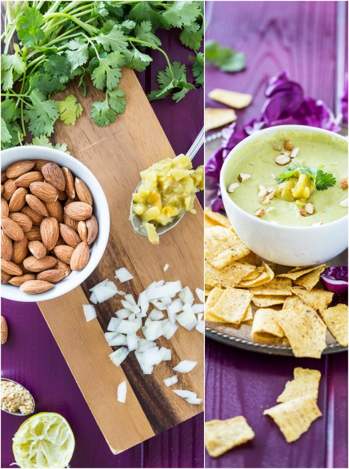 Cilantro Chile Almond Dip