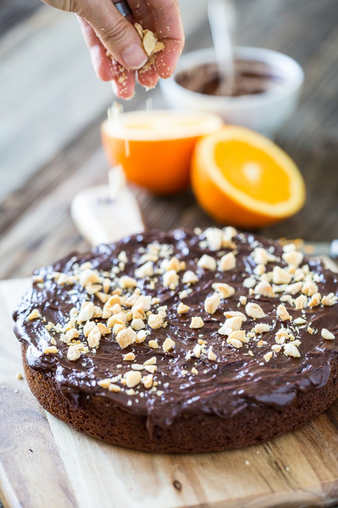 Chocolate, Orange, and Almond Olive Oil Cake