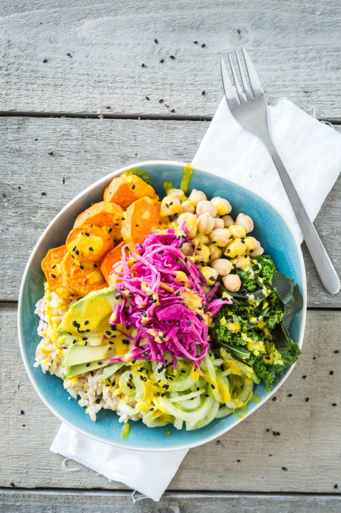 The Macro Bowl with Turmeric-Tahini Dressing