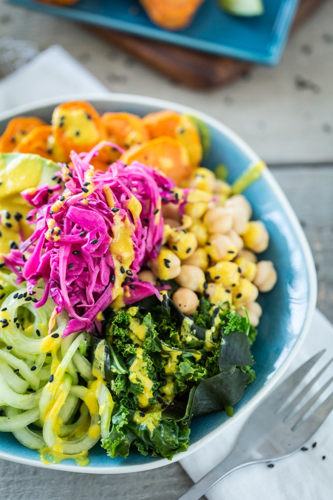 The Macro Bowl with Turmeric-Tahini Dressing