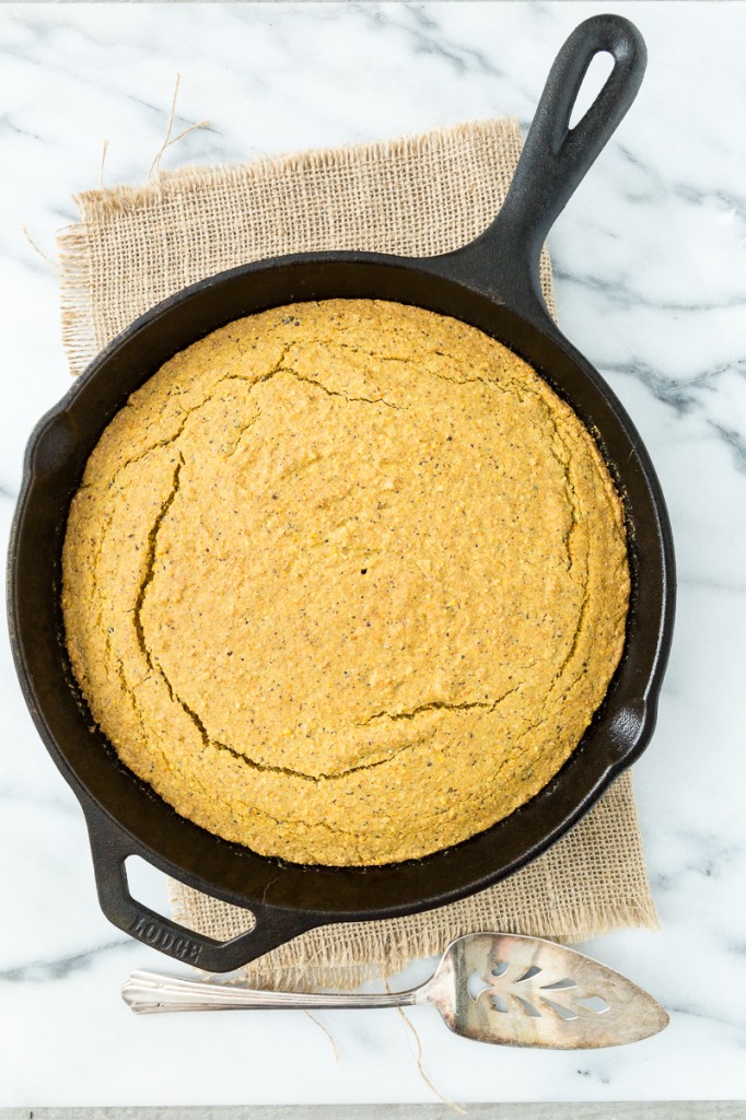 Vegan, Gluten-Free Skillet Cornbread