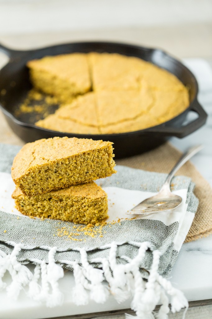 Vegan, Gluten-Free Skillet Cornbread