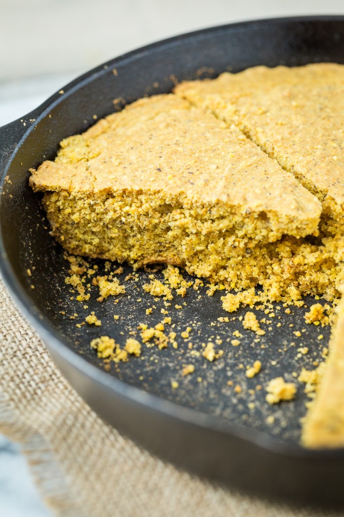 Vegan, Gluten-Free Skillet Cornbread