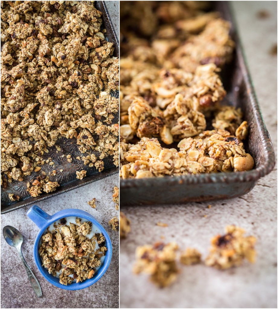 Savory Curry Cashew Granola