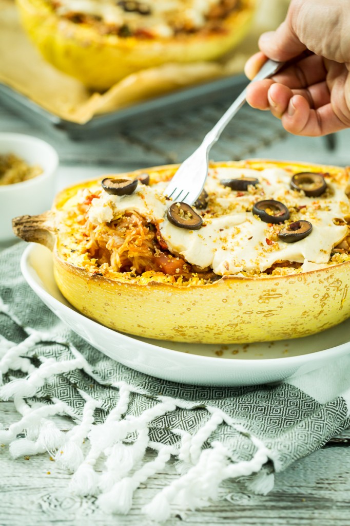 Pizza-Stuffed Spaghetti Squash