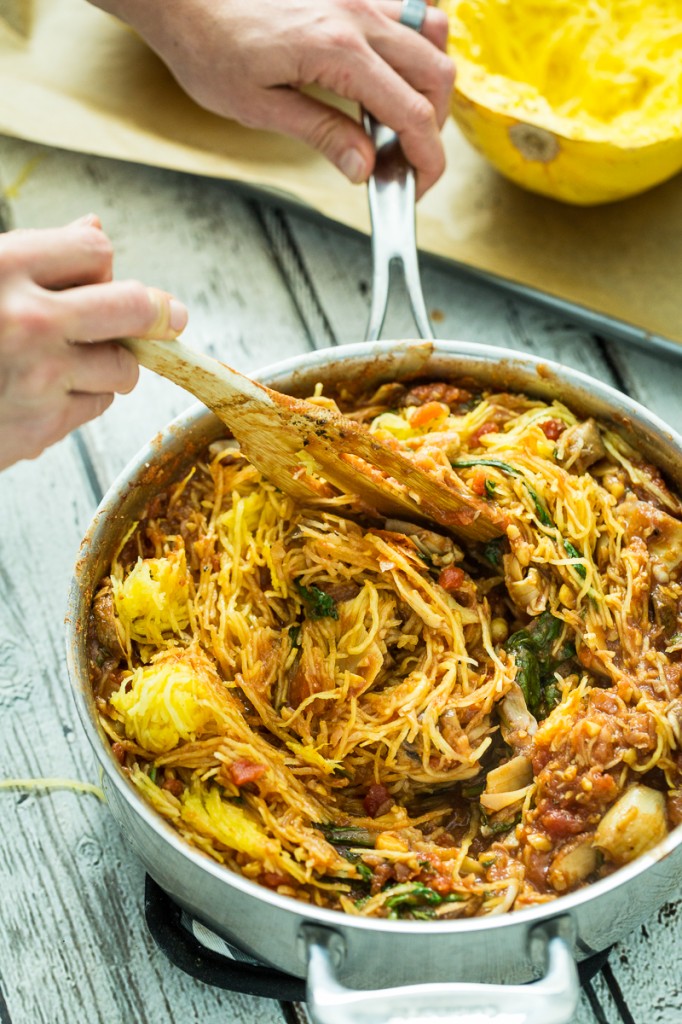 Pizza-Stuffed Spaghetti Squash