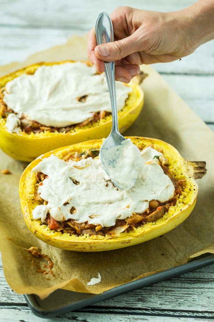 Pizza-Stuffed Spaghetti Squash