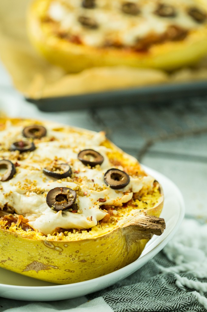 Pizza-Stuffed Spaghetti Squash