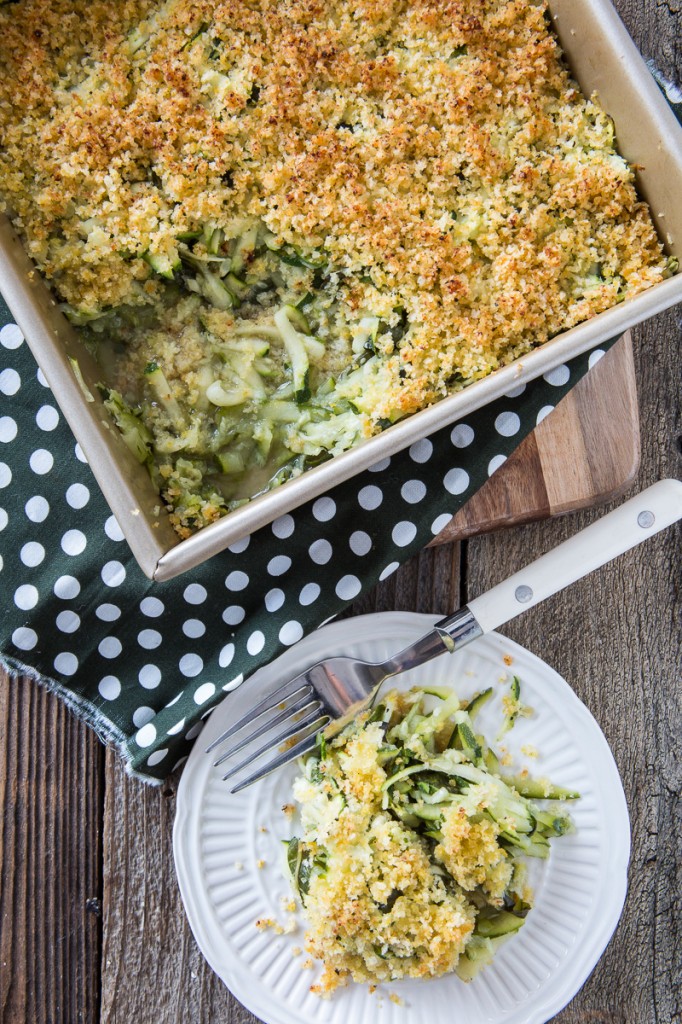 Zucchini Basil Casserole + Vegan Casseroles Giveaway