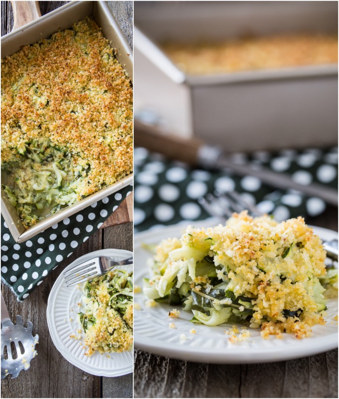 Zucchini Basil Casserole + Vegan Casseroles Giveaway