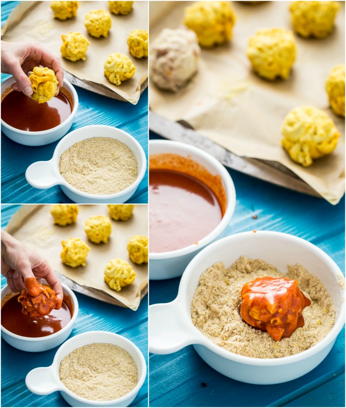 Gluten-Free, Vegan Buffalo Mac n' Cheese Balls