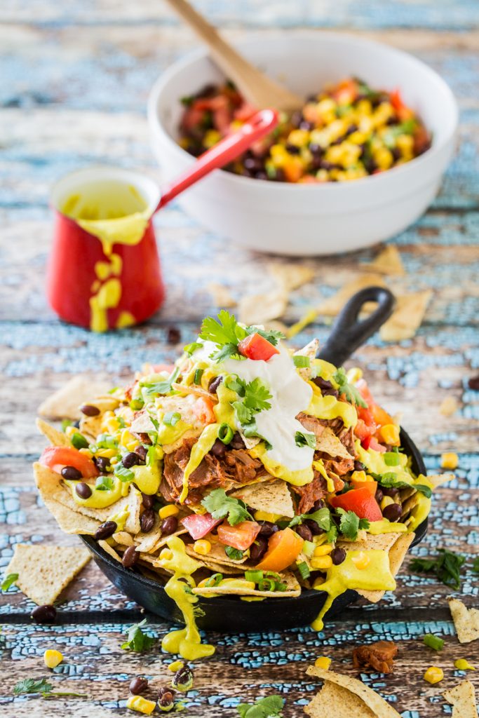 Jackfruit Nachos Supreme