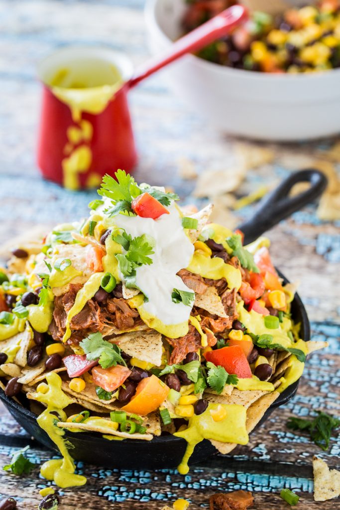 Jackfruit Nachos Supreme